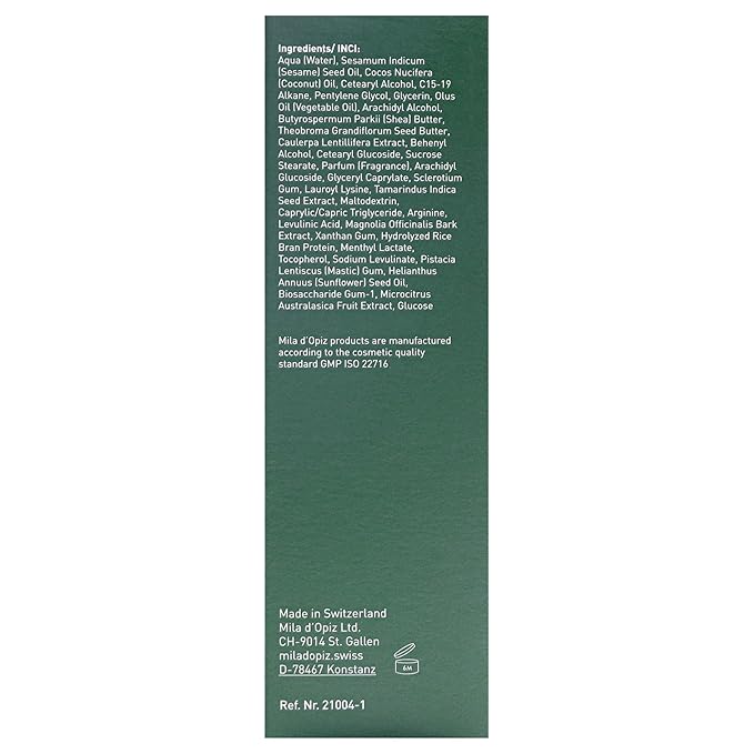 Mila d'Opiz The Vegan Green Caviar Revived Hydration Face Mask - Face Moisturizer Mask with Aloe Vera - Anti Aging Facial Mask for Elasticity - 1.7 oz