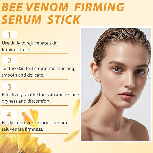 Botox Bee Venom Firming Serum Stick 30g, Bee Venom Wrinkle Removal Serum Stick, Firming & Wrinkle-Reducing Cream, Hydrates & Nourishes Skin Firming Cream For Face and Body