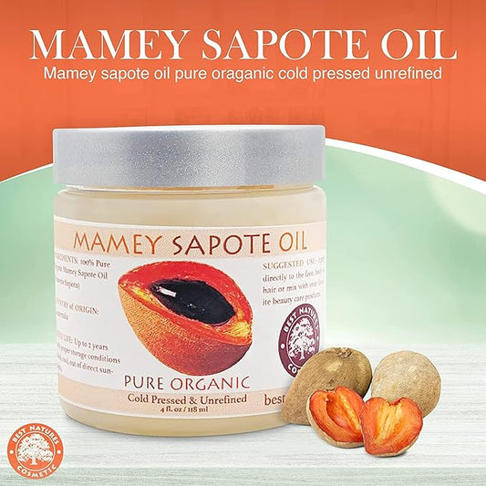 Mamey Sapote Oil Pure Organic Cold Pressed Unrefined 5 fl oz / 150 ml