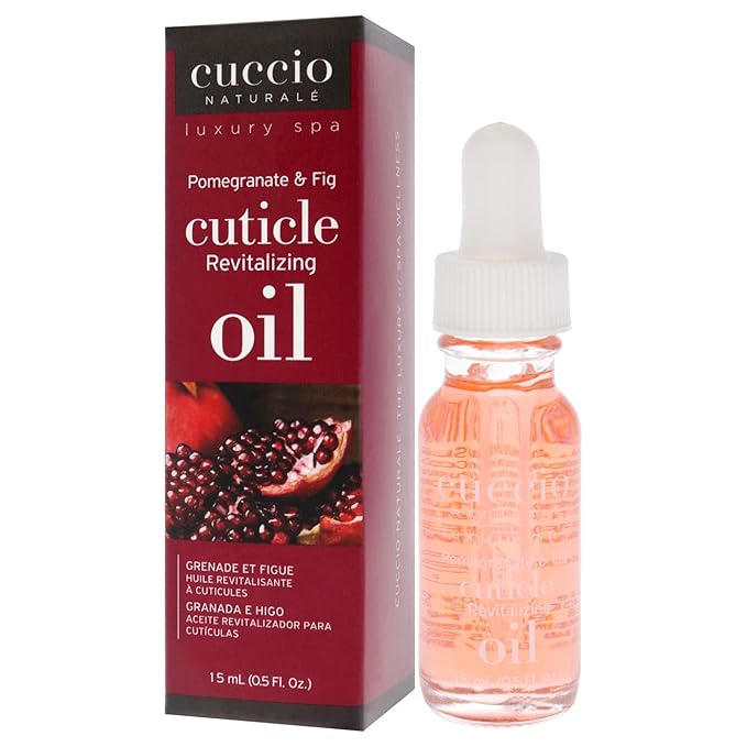 Cuccio Naturale Cuticle Oil - Revitalizing Pomegranate & Fig - Repairs Skin & Nails - 0.5 Oz