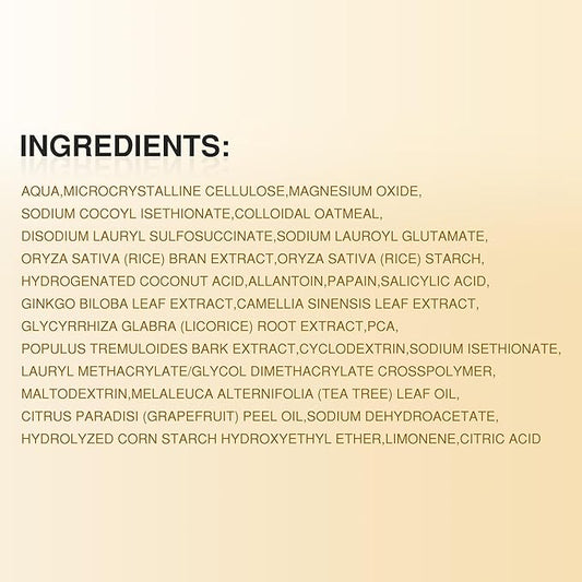 Microdermabrasion Facial Scrub, Face Scrub Gentle Exfoliation for Smooth, Glowing Skin - Perfect for Sensitive Skin - Creamy Scrub Texture - 2.3 fl. oz (65g)