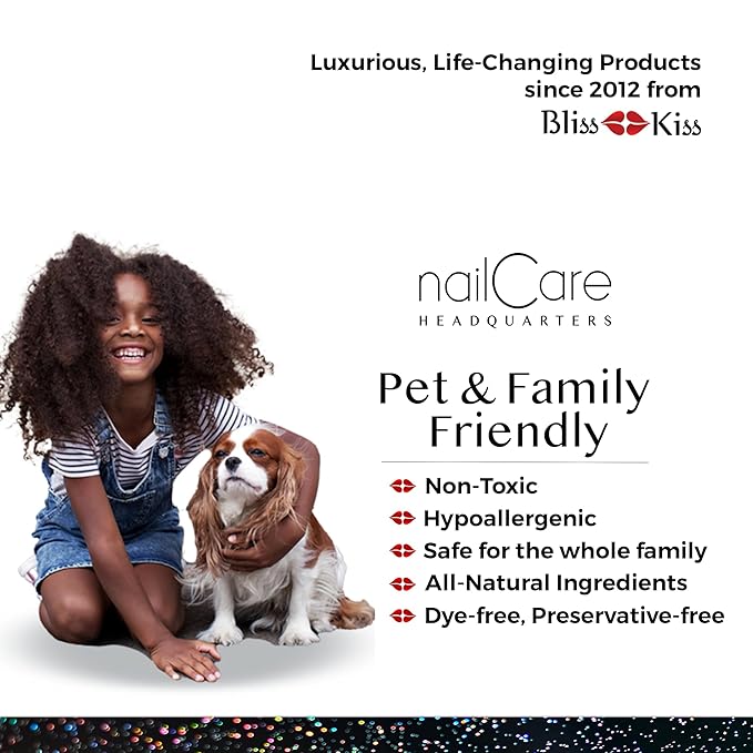 Cuticle Oil Pen for Nails - Nail Strengthener & Growth Oil and Serum for Damaged Nails, Hangnails w/Jojoba cuticle oil—Natural Fragrance - Holographic Glitter Pens 4-Pack