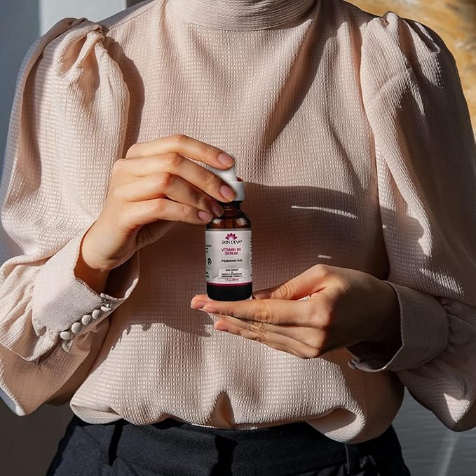 SKIN DEVA Vitamin B5 + Hyaluronic Acid Serum For Face Skin Serum Packed with B5 Relieves Perfect Vitamin Serum