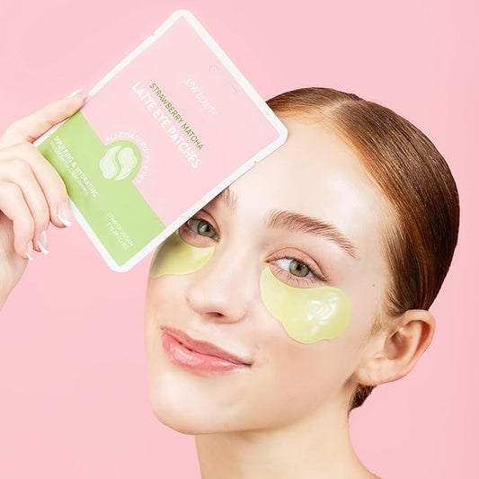 ESW Beauty Strawberry Matcha Latte Depuffing & Hydrating Eye Patches