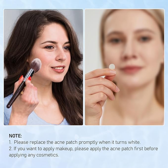 Pimple Patches for Face, 3 Sizes 288 Counts Acne Patches, Hydrocolloid Patches Zit Patches for Skin Care, Blemish Patches Invisible Acne Spot Treatment with Salicylic Acid, Tea Tree Oil