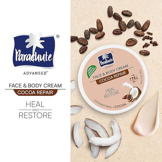 Parachute Advansed Coco Repair face and body cream | 9.4 Fl oz | Pack of 2