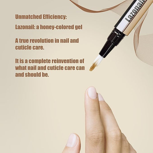 Nail Strengthening & Repair Gel, Restores Brittle Nails from Damage Caused by Manicures & Harsh Environments, Infused with 94% Walnut Extract, Honey Colored