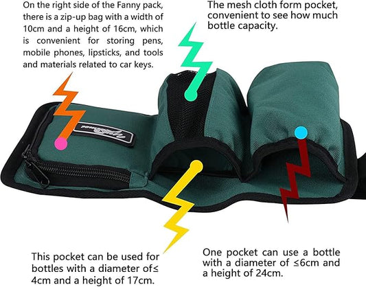 Massage Oil Bag (3 Bottle, Green)