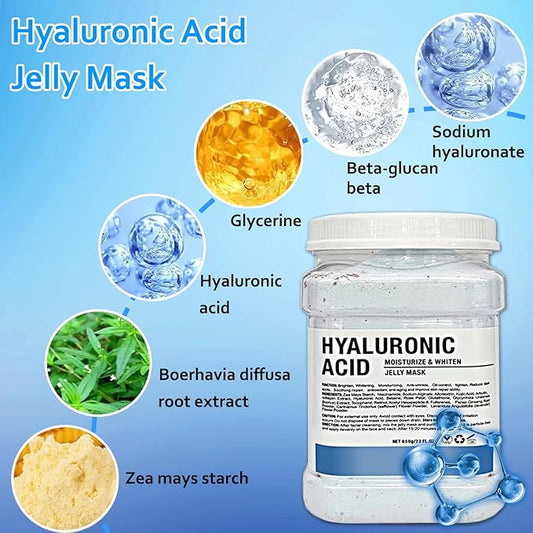 Jelly Mask Powder for Facials,Hyalorunic Acid Jelly Face Mask,Vampire Jelly Mask for Facials Professional