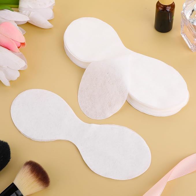 Non-Woven Eye Care Patches Paper, 100 Pieces Disposible Eye Mask Paper Cotton Spa Eyes Care Sheets Pads DIY Skincare Eyes Covers Beauty Tools for Facial Treatments, Moisturizing & Makeup Prep