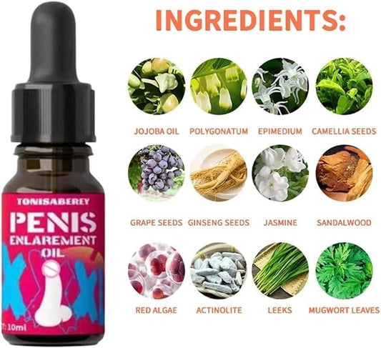 Massage Oil Enlargement Oil Increase Enlarge Gel Thicker Longer Stronger Large Size Enlarger Cream BLSEX for Men (F888-PNK)