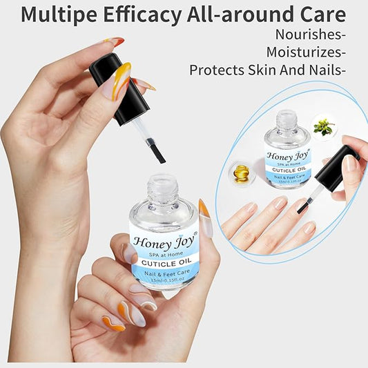 Nail Dehydrator Primer Cuticle Oil Set, Acid-Free Nail Prep Kit, Professional Strong Bond Primer for Long-lasting Acrylic Nails, Gel Polish, UV Gels, Fast Air Dry, Superior Adhesion (0.5Fl oz), NP-002