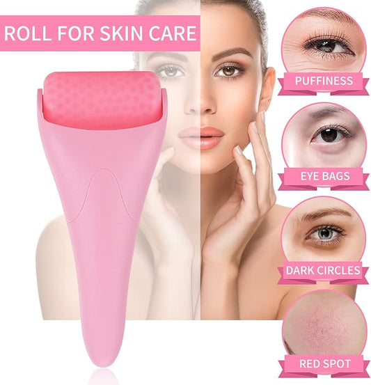 DOUKEN Ice Roller for Face & Eye, Premium Self-Care Facial Roller, Skin Care Tools for Face Eye Puffiness, Cold Therapy Ice Face Roller to Soothe Skin