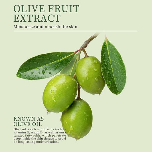 Olive Oil Skin Care Set, Olive Fruit Extract, Rich in Vitamins, Deeply Moisturising, Keeps Skin Hydrated, Valentine's Day & Holiday Set