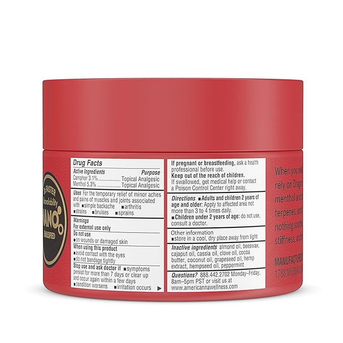 Dragon Balm 2.0 oz Jar Regular Strength