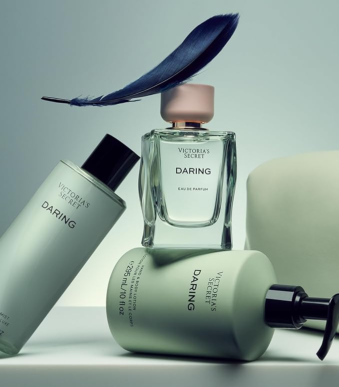 Victoria's Secret Daring Fragrance Body Lotion, Notes of Bright Bergamot, Warm Oakmoss and Bold Amber (8.4 oz)