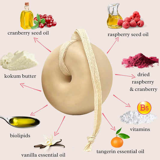 EARTH IS... Shampoo Bar - All Hair Types – Mild Natural Shampoo – Eco-Friendly – Plastic Free - PH-Balanced – Vegan – Sulfate Free – Biodegradable – Zero Waste, 3.7 oz (Berry Blend with Raspberry)