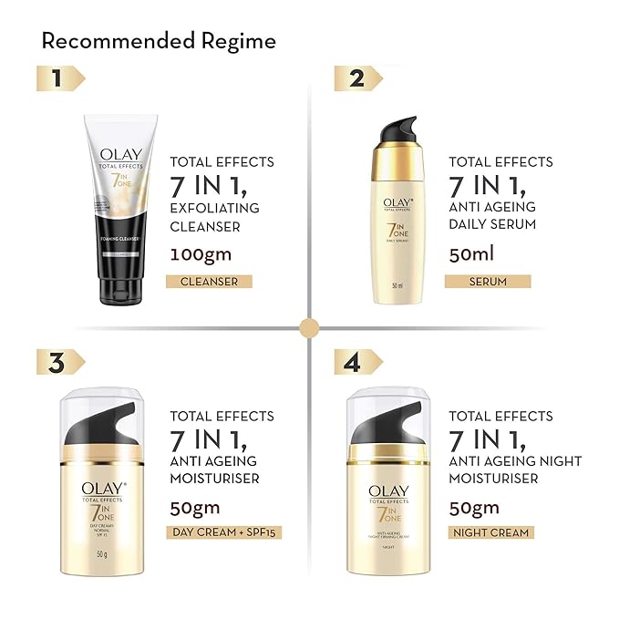 Olay Total Effects Night Firming Facial Moisturizer Treatment 1.7 Fl Oz, Packaging May Vary