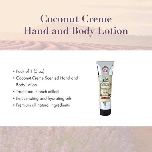 A LA MAISON Lotion, Coconut Crème, 5 fl oz