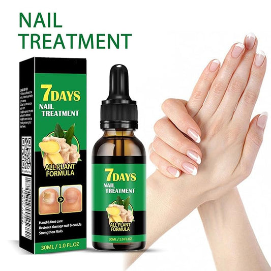 7 days Nail Treatment, Ginger Nail Treatment, 7days nail treatment, Multi-Purpose Nail Repair, Ginger Nail Serum Strengthener Oil Serum Ginger Nail Growth Oil