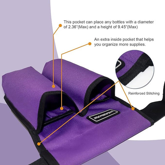 Massage Oil Holster, Adjustable and Durable Massage Holster, Bag only, Bottle not Included