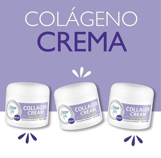 Carson Life Collagen Beauty Cream With Vitamin E - 4 Oz - Marvelously Rejuvenate Skin & Prevent Wrinkles - Keep Your Skin and Face Healthy - Made in the USA (2 Pack)