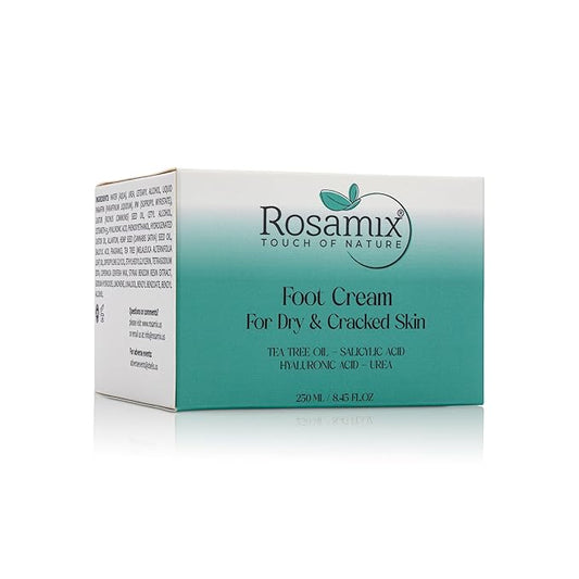 Urea Foot Cream for Dry Cracked Heels and Feet - Foot Moisturizer for Cracked Skin Repair Cream - Best Feet Care Products with Urea, 250ml | FL.OZ 8.45