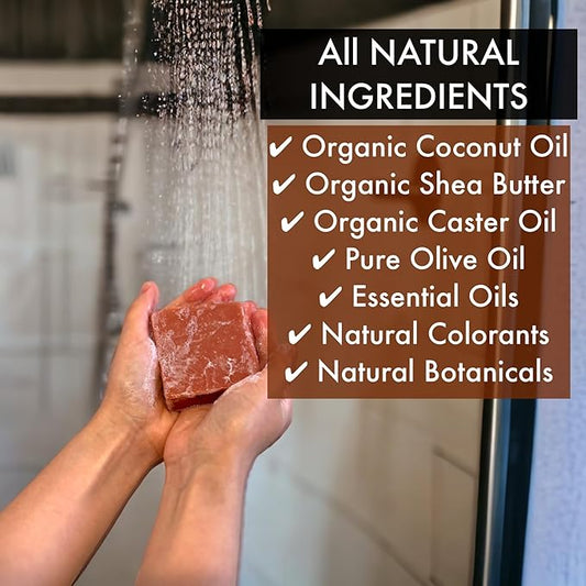 Natural Amor Relaxing Rose Spa Gifts for Women,Luxurious Bath Gift for her, 6pc Bath & Body Gift