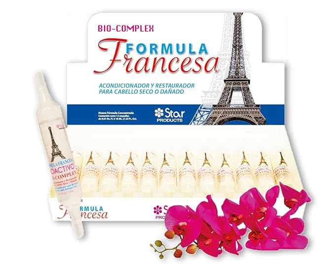 French 3Pack – 0.61 oz Each, Intensive Hair Repair Treatment for Nourishing, Strengthening & Revitalizing Damaged Hair