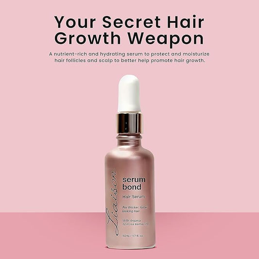 Liaison Hair Growth Serum for Women (50ml) - Nourishing & Strengthening Formula - Scalp Serum Oil for Healthier, Longer Growth & Thicker Hair - Reduces Thinning & Boosts Follicle