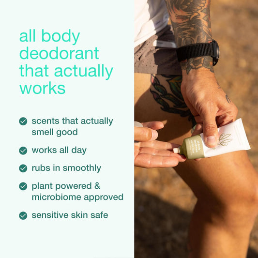 Hume Supernatural Invisible Whole Body Deodorant Balm - Full Body Protection - Aluminum Free, No Baking Soda - Anti-Chafing Odor Control - Clinically Tested on Sensitive Skin (Vanilla Daze, 1-Pack)