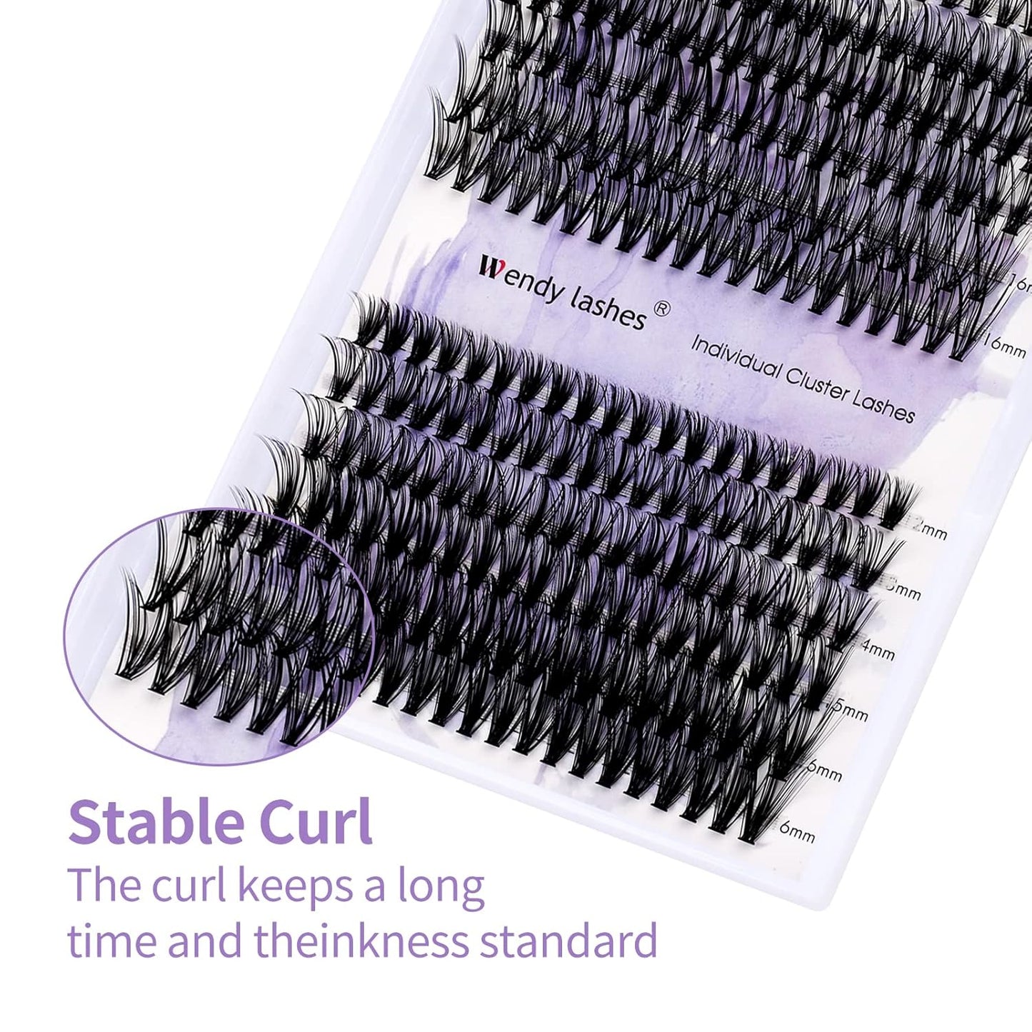 Cluster Eyelashes 30D/40D 240PCS 12-16mm Mixed Individual Lashes C/D Curl 0.07mm Matte Black Cluster Eyelash Extensions Soft Lightweight Individual Lashes Cluster 3D Effect (30/40D-C, 12-16mm Mixed)
