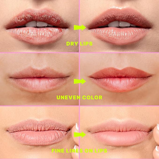 Overnight Lip Mask Lip Butter Balm: 24hrs Hydrating Repair Treatment Lip Sleeping Mask - Hyaluronic Acid/Shea Cocoa Seed Butter/Beeswax/Vitamins for Chapped Dry Lips Care/Moisturizer - Fade Lip Lines