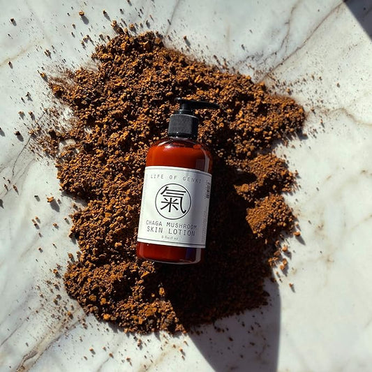 USA Made Vegan all Natural Chaga Mushroom skin lotion cream Moisturizing skin cream apricot kernel oil