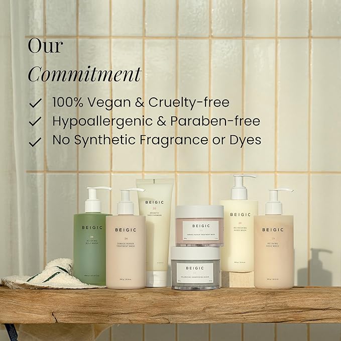 BEIGIC Luminous Hydrating Sheet Mask - Vegan Moisturizing Firming Face Mask Pack with Peptides, Vitamin C & Niacinamide for Dewy Glass Skin (4ea, 0.84 fl oz)