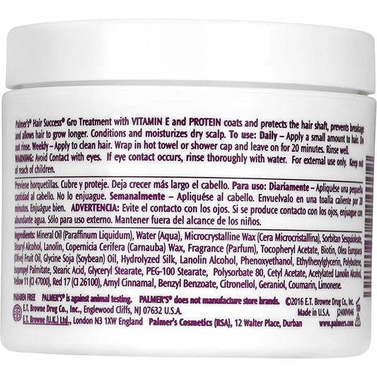 Palmer's Hair Success Gro Treatment with Vitamin E, 3.5 Ounce
