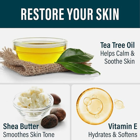 NUVADERMIS Urea Cream 40 Percent for Feet - 40% Urea Foot Repair Lotion - Maximum Strength For Dry Cracked Heels - 2% Salicylic Acid, Shea Butter, Tea Tree Oil, Vitamin E - 5.29 oz Jar