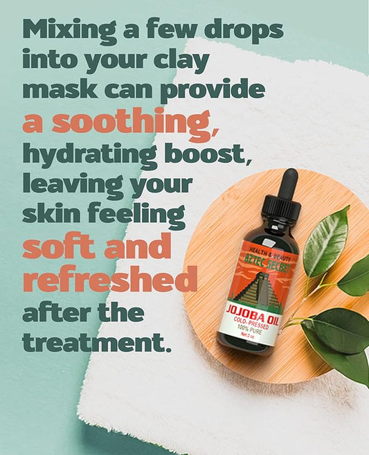 Aztec Secret Jojoba Oil, 4 OZ Deep Hair & Skin Moisturizer - 100% Pure Cold-Pressed and Unfiltered 1 pack