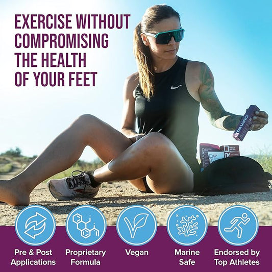 TRIHARD Active Foot Spa Kit - Foot Spray, Foot Soak Salts, Exfoliating Soap - Pedicure Set for Dry, Cracked Feet - Detox Foot Soak With Epsom Salts - Scrubber, Callus Remover