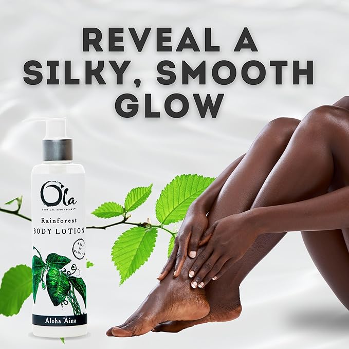 Ola Rainforest Body Lotion with Pure Tropical Oils and Plant Extracts - 8.45 Fl Oz