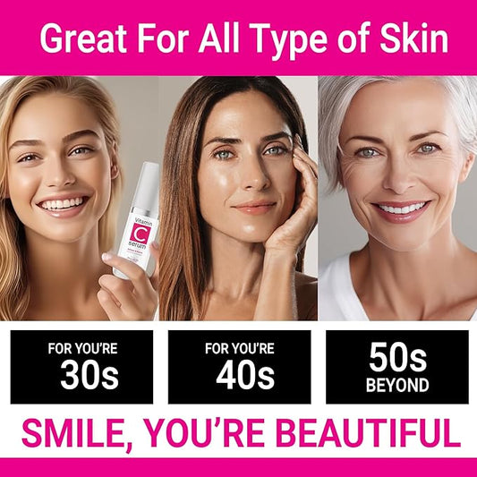 Vitamin C Face Serum Smooths and Hydrates for a Radiant Glow