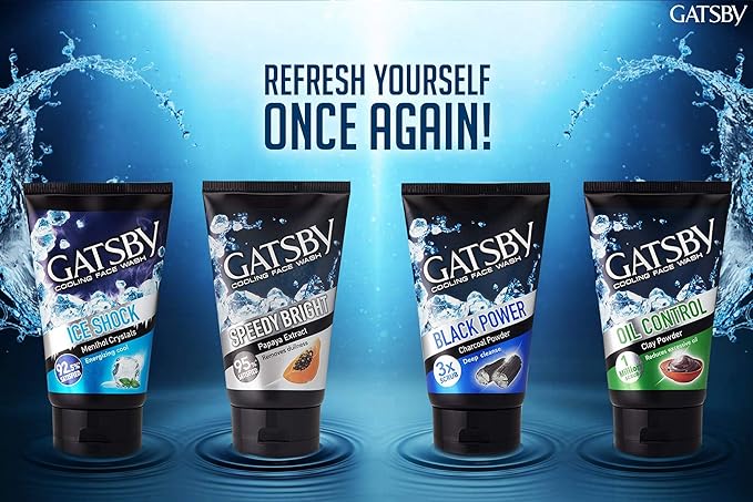 Gatsby Cooling Face Wash Oil Control 100g