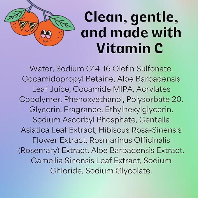 InstaNatural BESTIES Gentle Teen Face Cleanser | Vitamin C, Aloe Vera, Coconut Water | Simple Skincare for Healthy Skin | for Blemishes, Uneven Tone, Hydration, (Face Wash for All Skin Types)