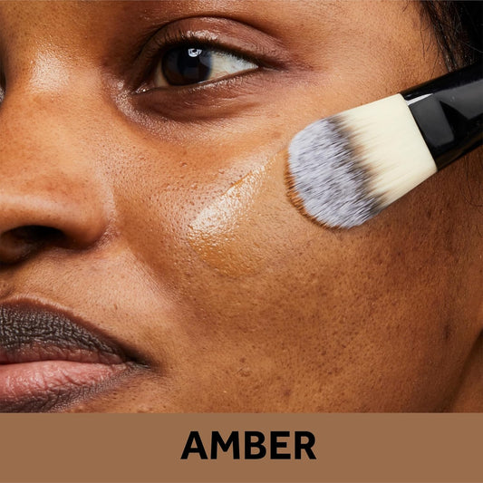 No7 Protect & Perfect Advanced All In One Foundation - Amber - Age Defying Foundation Makeup with SPF 50 - Makeup Base Cream Helps to Reduces Redness & Blurs Visible Pores (30ml)