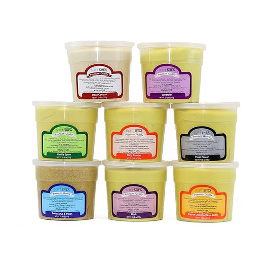 Whipped African Shea Butter|For All Hair Textures & Skin Types|Original Unrefined Raw Shea Butter |Premium Quality 13.50oz (Lavender)