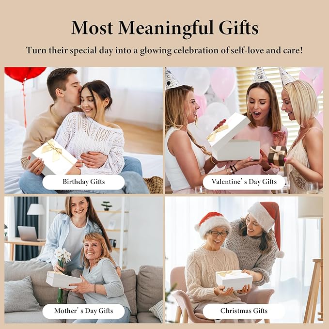 Spa Gifts for Women 13Pcs Mothers Day Gifts Happy Birthday Gift Baskets, Christmas Relaxing Home SPA Kit Bath Set Self Care Package Thank You Box for Mom Her Sister Teacher Friends Friendship