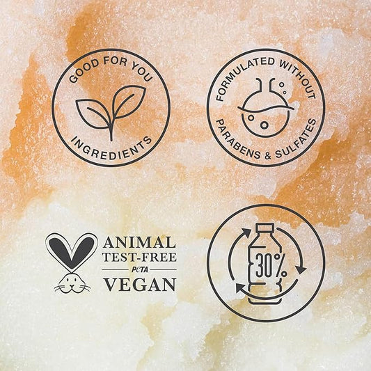 Raw Sugar - Exfoliating Sugar Scrub Body Love Bundle - Raw Coconut + Mango and Lemon Sugar, Clean, Made with Plant-Derived Ingredients, Vegan and Formulated without Sulfates & Parabens (Pack of 2)