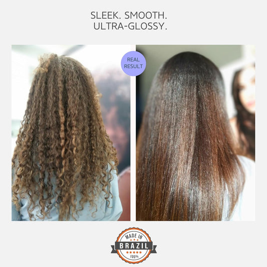 Brazilian Keratin Straightening Treatment KIT 2fl.oz Buriti Liss Collagen Pro For all hair types