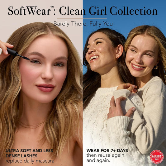 Pro Lash SoftWear Clean Girl Mini Lash Clusters Kit - Natural-Looking, Lightweight Lashes - 7-Day Cluster Eyelash Extensions Waterproof Lashes Clusters - Single Set - Original No. 35