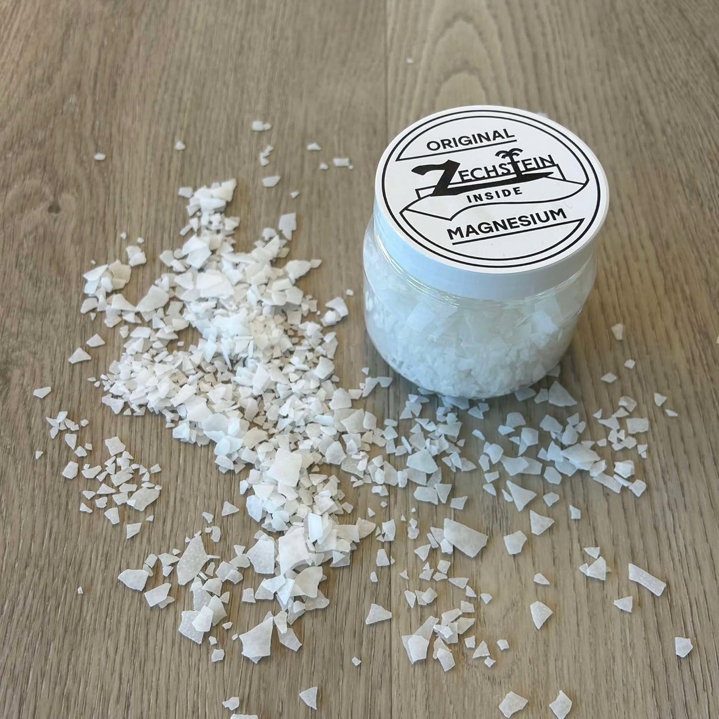 Authentic Zechstein Inside Bulk Magnesium Flakes: Magnesium Chloride Flakes for Baths | Pure, Organic, Transdermal Elemental Magnesium - 10 LB Bag